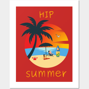 Hip summer Posters and Art